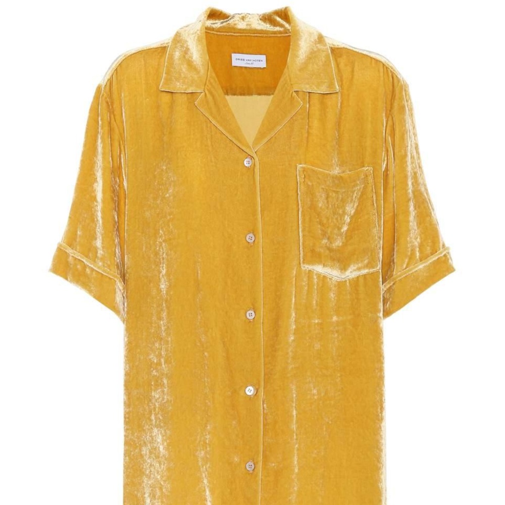 Dries Van Noten Velvet Top S/S